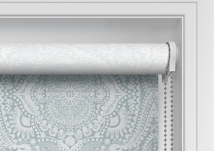 Tribe Mandala, Mineral Blue - Twist&Fit Roller Blind - Image 11
